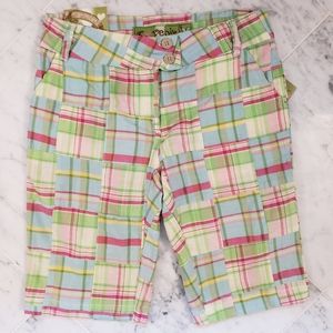NWT Girls Madras Shorts